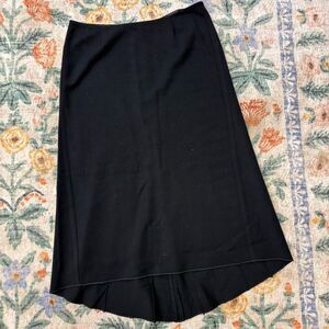 Black Halo Career High Rise Dart Back Skirt in Classic Black Size 4